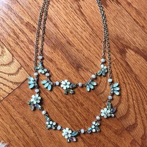 NEW layered flower necklace!